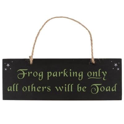FROG PARKING HANGING SIGN