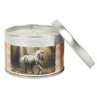 GLIMPSE OF A UNICORN CANDLE BY ANNE STOKES