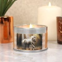 GLIMPSE OF A UNICORN CANDLE BY ANNE STOKES