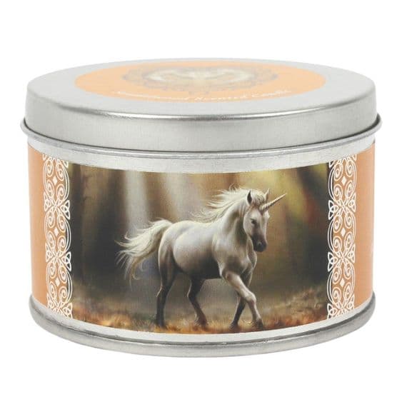 GLIMPSE OF A UNICORN CANDLE BY ANNE STOKES
