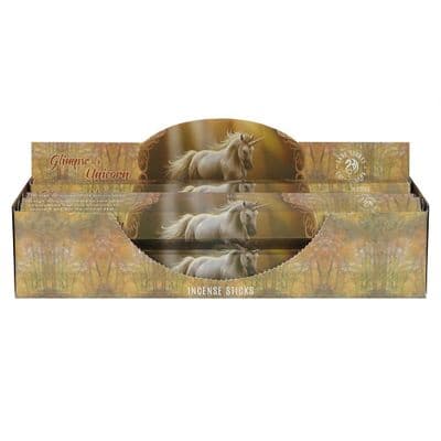 GLIMPSE OF A UNICORN INCENSE STICKS BY ANNE STOKES