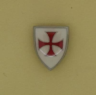 Knights Templar Enamelled Shield Pin Badge - LP0758