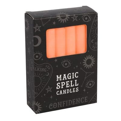 ORANGE 'CONFIDENCE' SPELL CANDLES