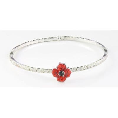 Poppy Sparkle Bangle