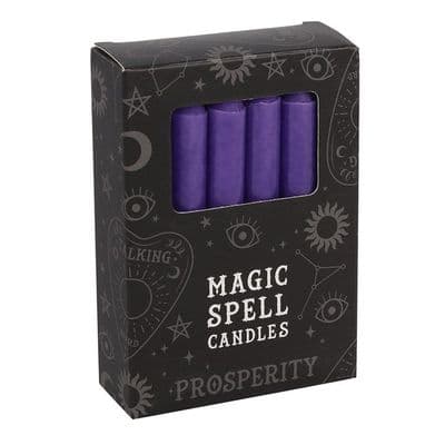 PURPLE 'PROSPERITY' SPELL CANDLES
