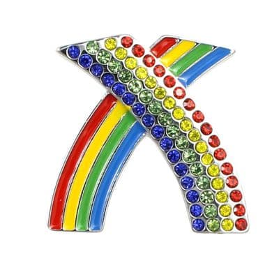Rainbow Arch Brooch
