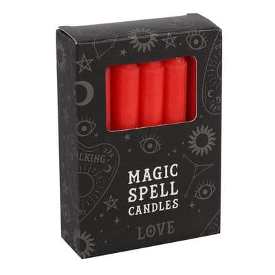 Red 'LOVE' SPELL CANDLES