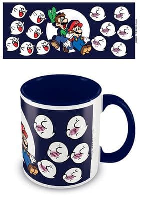Super Mario (Boos) Blue  Coloured Inner Mug