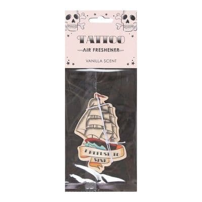 TATTOO REFUSE TO SINK SHIP VANILLA AIR FRESHENER