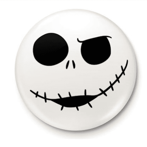 THE NIGHTMARE BEFORE CHRISTMAS (JACK SKULL) PIN BADGE