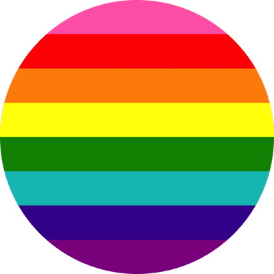 Vintage Style Button Badge – 1978 Original Pride Flag