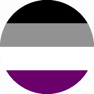 Vintage Style Button Badge – Asexual / Ace Pride Flag