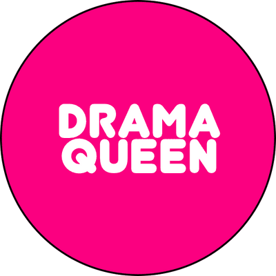 Vintage Style Button Badge – Drama Queen