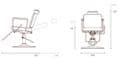 Takara Belmont Vintage Alt Series A1601M Styling Chair