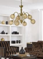 Andrew Wall Lamp 2 Light G9 Satin Nickel/Crystal