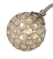 Andrew Wall Lamp 2 Light G9 Satin Nickel/Crystal