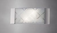 Angus Wall Lamp 2 Light E14 Polished Chrome and Glass