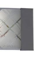 Angus Wall Lamp 2 Light E14 Polished Chrome and Glass