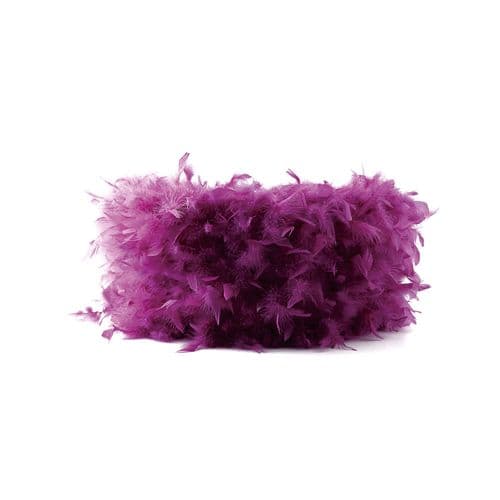 Anson Feather Shade Aubergine 330mm x 200mm