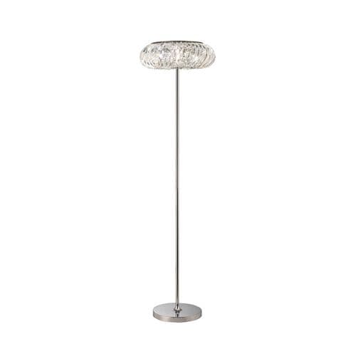Basil Floor Lamp 6 Light G9 Polished Chrome/Crystal Shipped On A Pallet, Additional Charges Apply