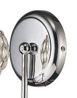 Bradford Wall Lamp 1 Light G9 Polished Chrome/Clear Beaded Glass