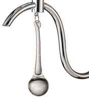 Bradford Wall Lamp 1 Light G9 Polished Chrome/Clear Beaded Glass