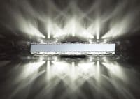Darrell Horizontal Wall Lamp 3W LED 6000K Polished Chrome/Crystal