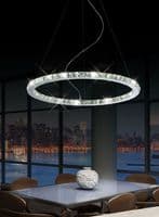Darrell Horizontal Wall Lamp 3W LED 6000K Polished Chrome/Crystal
