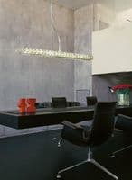 Darrell Vertical Wall Lamp 3W LED 4000K Polished Chrome/Crystal