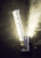 Darrell Vertical Wall Lamp 3W LED 4000K Polished Chrome/Crystal