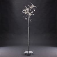 DoHollisn Floor Lamp 6 Light G4 Polished Chrome/Crystal