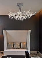 DoHollisn Floor Lamp 6 Light G4 Polished Chrome/Crystal