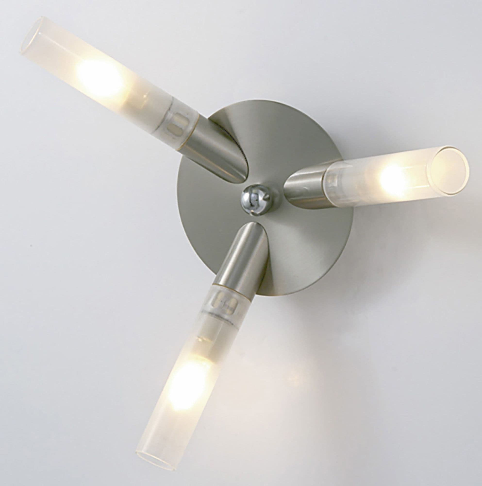 Jamie Ceiling 3 Light G9 Satin Chrome/Frosted Glass