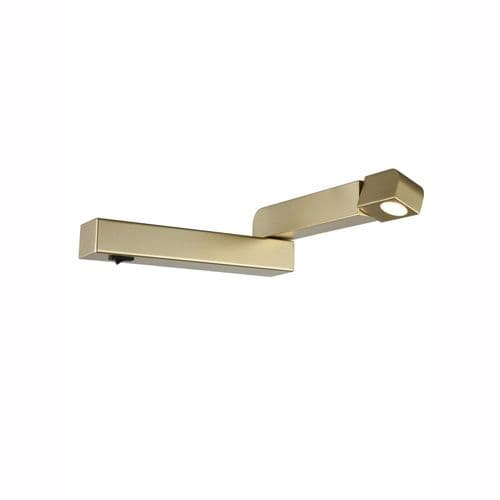 1 Light LED Matt Gold Reading Light Right GSBWB078