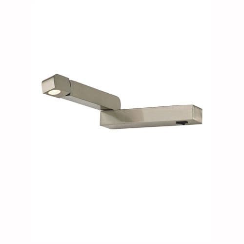 1 Light LED Satin Nickel Reading Light Left GSBWB073