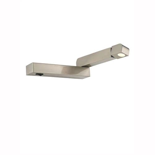 1 Light LED Satin Nickel Reading Light Right GSBWB074