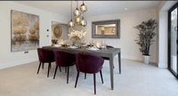 1 Wall Light in Matt White with 13 Amber Glass