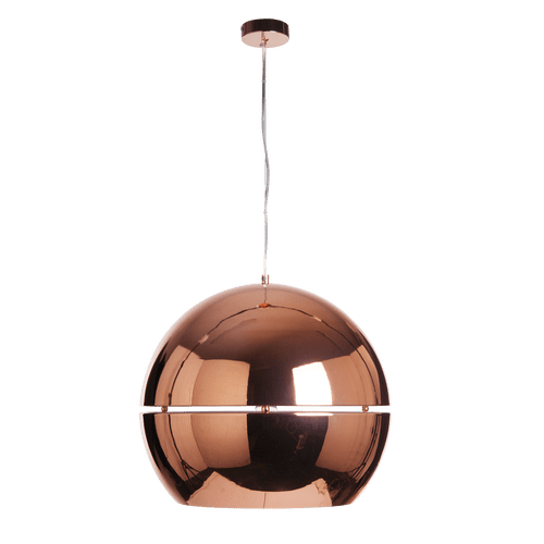 1 Light Pendant in Metal Copper