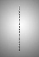 1m 4mm Heavy Duty Black Chrome Chain