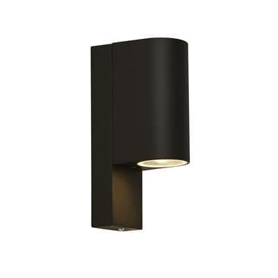 2 Light Outdoor Up Down Wall Light With Dusk Till Dawn Sensor, Black2