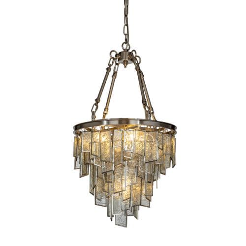 4 Light Pendant Brass Finish