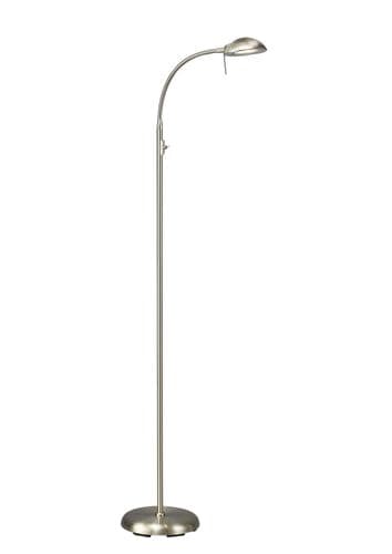 Aberavon Floor Lamp 1 Light G9 Satin Nickel