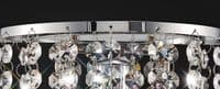 Acton Wall Lamp 1 Light E14 Switched Polished Chrome/Sphere Crystal