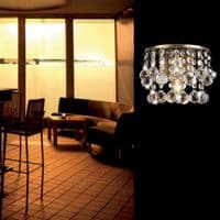 Acton Wall Lamp 1 Light E14 Switched Polished Chrome/Sphere Crystal