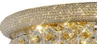 Adrian Ceiling 16 Light E14 Gold and Crystal 26.6kg