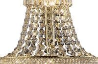 Adrian Floor Lamp 6 Light E14 Gold and Crystal 19.03kg