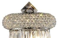 Adrian Floor Lamp 6 Light E14 Polished Chrome and Crystal 19.5kg