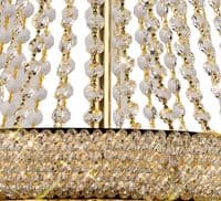 Adrian Pendant 13 Light E14 Gold and Crystal 18.2kg