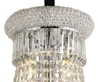 Adrian Pendant 13 Light E14 Polished Chrome and Crystal 18.2kg