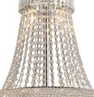 Adrian Pendant 13 Light E14 Polished Chrome and Crystal 18.2kg